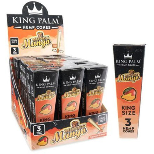KING PALM Cones Hemp King Size 3-pack Mango
