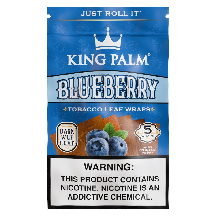 KING PALM Cones Palm Leaf Extendo 3-pack Blueberry & Melon