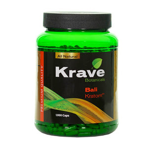 KRAVE Tablets & Caplets Kratom 1000ct Bali