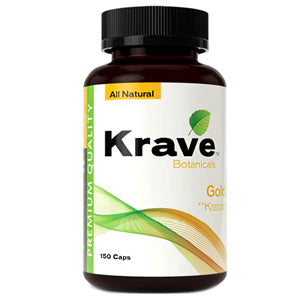 KRAVE Tablets & Caplets Kratom 150ct Gold