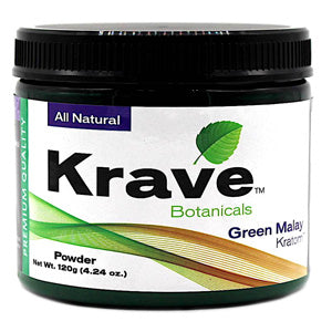 KRAVE Powders Kratom 120g Green Malay