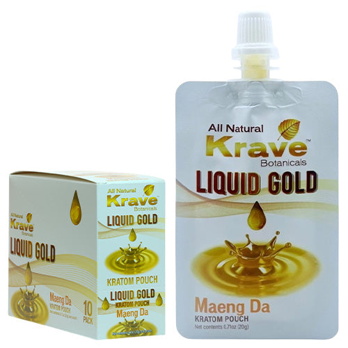 KRAVE Extracts & Drinks Liquid Gold Pouch Maeng Da