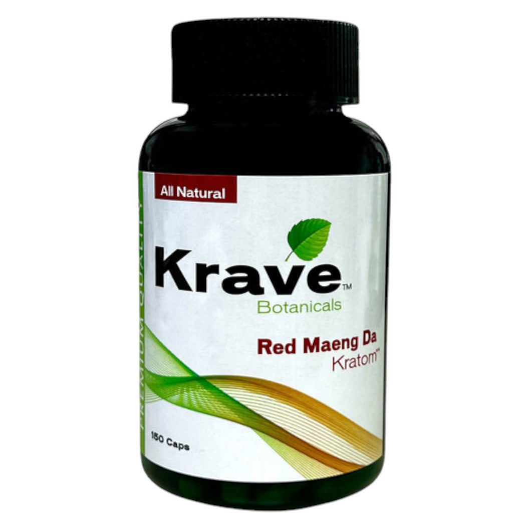 KRAVE Tablets & Caplets Kratom 150ct Red Maeng Da