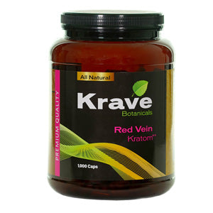 KRAVE Tablets & Caplets Kratom 1000ct Red Vein