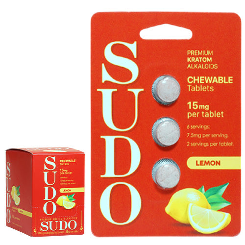 KRAVE Tablets & Caplets Sudo 3-Pack Lemon