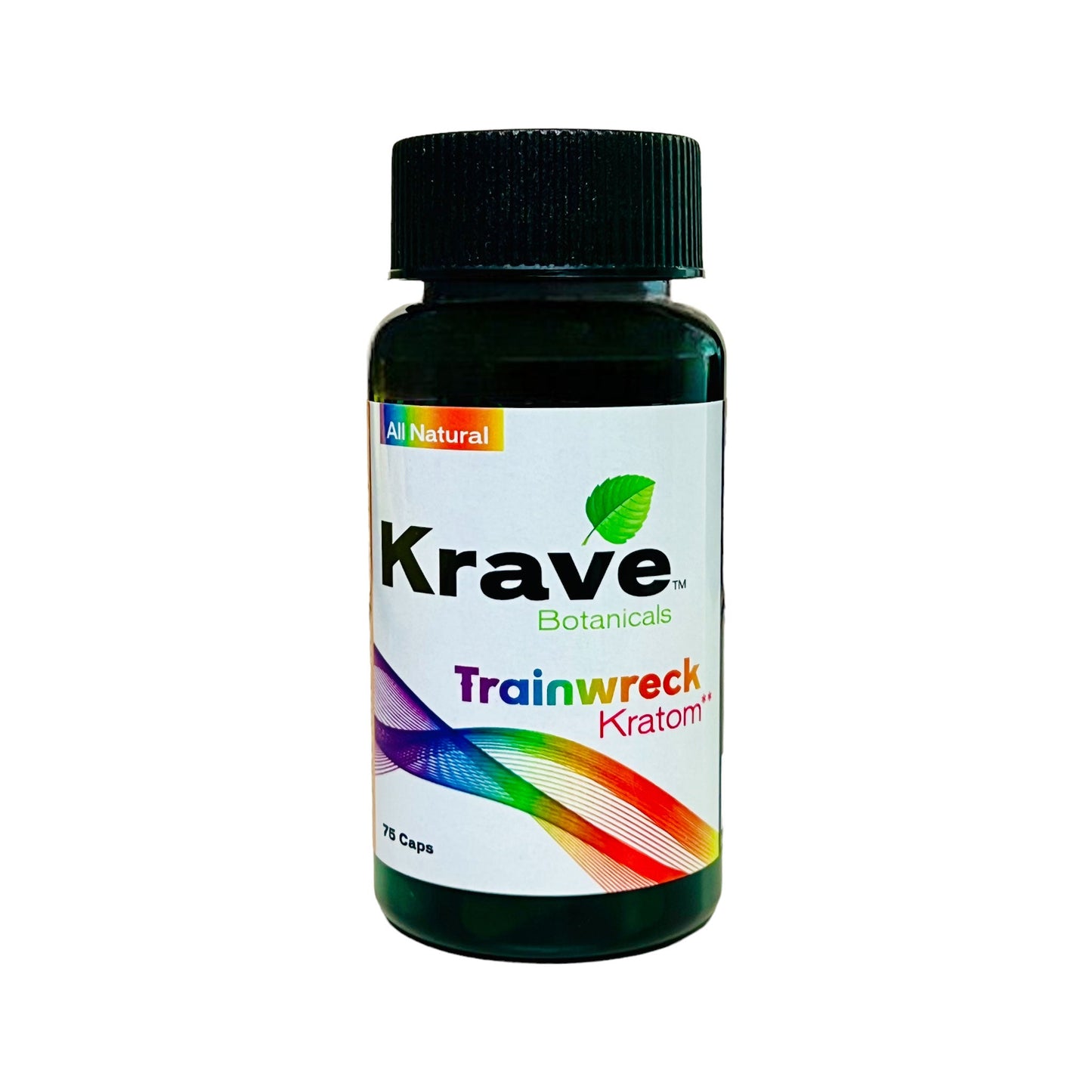KRAVE Tablets & Caplets Kratom 75ct Trainwreck