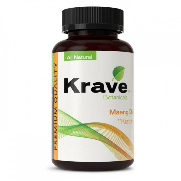 KRAVE Tablets & Caplets Kratom 75ct White Maeng Da