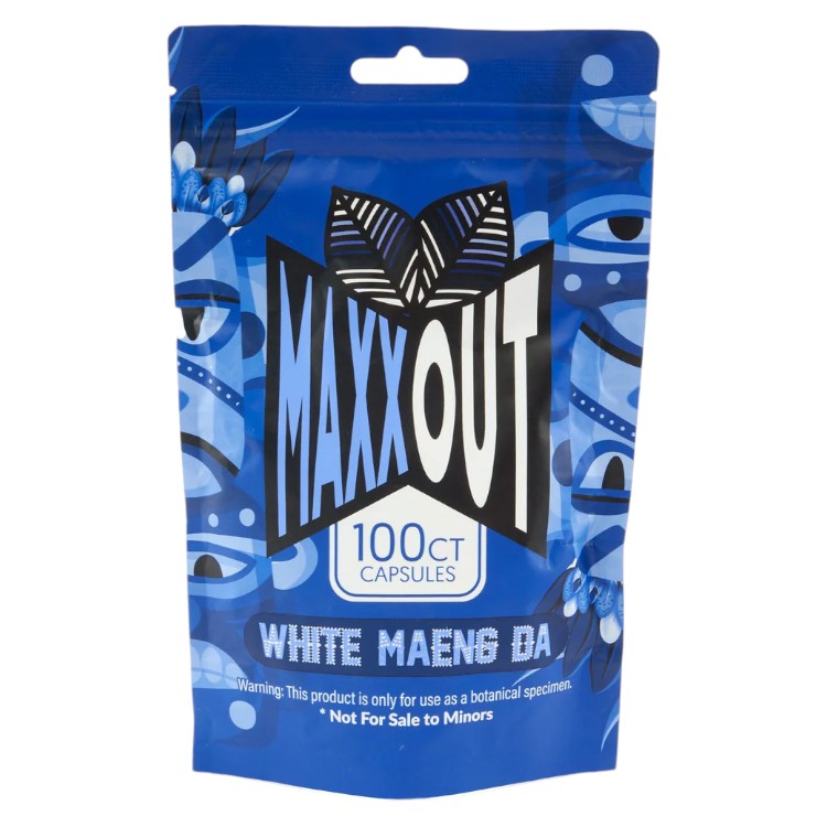 MAXXOUT Tablets & Caplets Kratom 100ct White Maeng Da
