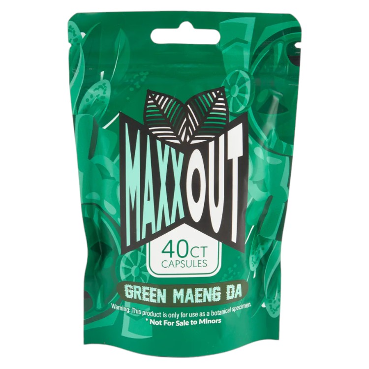 MAXXOUT Tablets & Caplets Kratom 40ct White Maeng Da