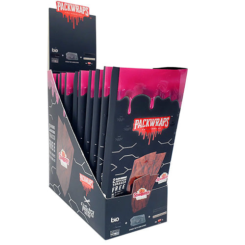 PACKWRAPS Wraps Hemp 2-pack Strawberry Vanilla