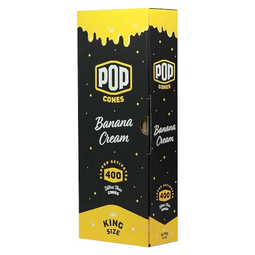 POP CONES Cones Unbleached King Size Banana Cream