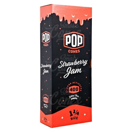 POP CONES Cones Unbleached 11/4 Size Strawberry Jam