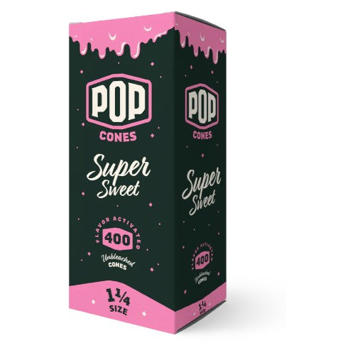 POP CONES Cones Unbleached 11/4 Size Super Sweet