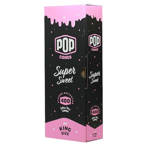 POP CONES Cones Unbleached King Size Super Sweet