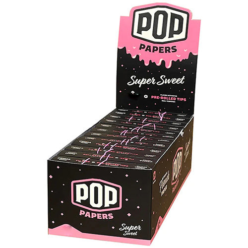 POP PAPERS Papers Unbleached Papers + Tips King Size Super Sweet