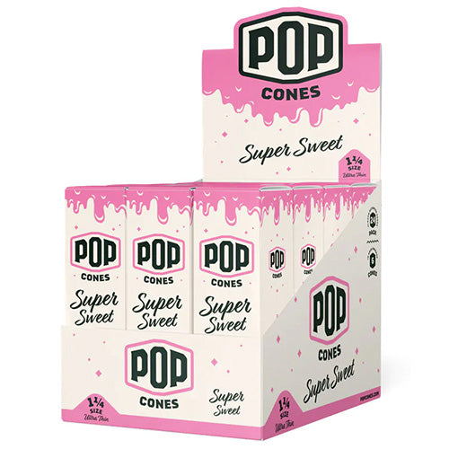 POP CONES Cones Ultra Thin 11/4 Size 6-pack Super Sweet