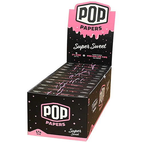 POP PAPERS Papers Ultra Thin Papers + Tips 11/4 Size Super Sweet