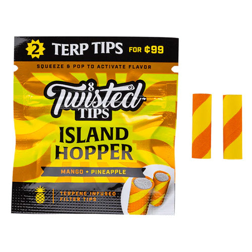 TWISTED Tips Terpene Infused 0.99 2-pack Island Hopper