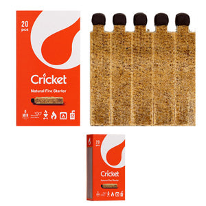 Cricket Matches Natural Fire Starter - 4.75"
