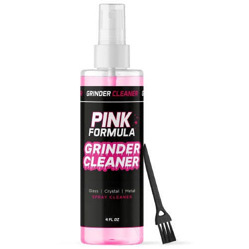Pink Formula Glass Cleaner Grinder Cleaner w/Small Brush 4oz