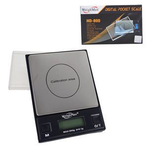 WeighMax Scales W-HD800 Pocket Scale Sensitivity: 0.1G ,Capacity: 800g