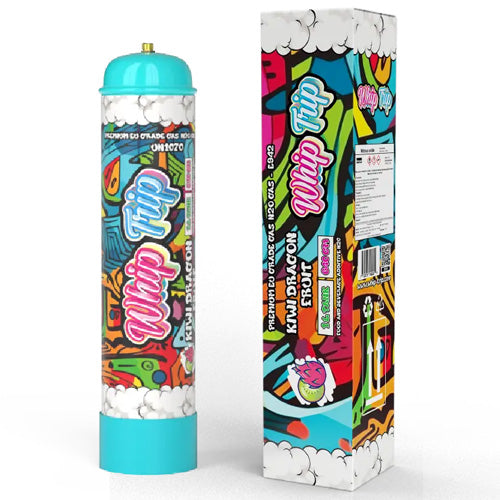 Whip Trip Chargers With Safety Relief Valve 1L 640 GR Kiwi Dragon Fruit