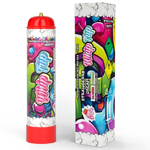 Whip Trip Chargers With Safety Relief Valve 1L 640 GR Strawberry Cream