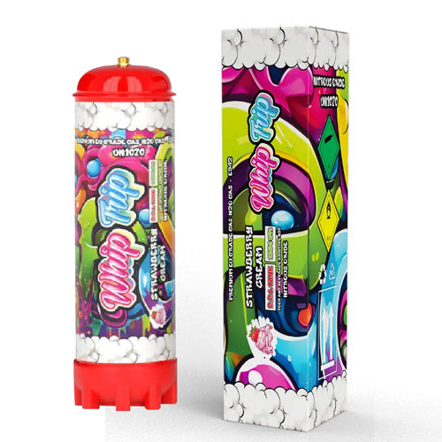 Whip Trip Chargers With Safety Relief Valve 2.2L 1364 GR Strawberry Cream