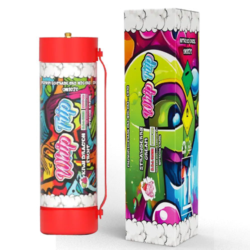 Whip Trip Chargers With Safety Relief Valve 3.3L 2000 GR Strawberry Cream