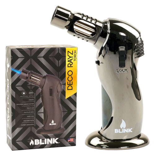 Blink Lighter Deco Rayz Torch 7.0" Black