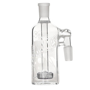 Ash Catcher Perk with Sand Blasted Design 14mm 5" 90 Degree Black