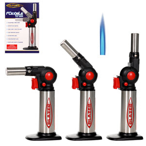 Blazer Lighter Flexible Turbo Torch 7.0" - 10.25" Black / Red