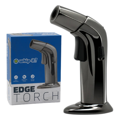 Whip-It Lighter Edge Torch 6.0" Black Chrome