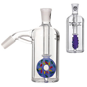 Toxic Ash Catcher 6126 6" 45 Degree Blue