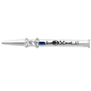 Toxic Nectar Collector Glass Quartz Pill 5.75" Blue