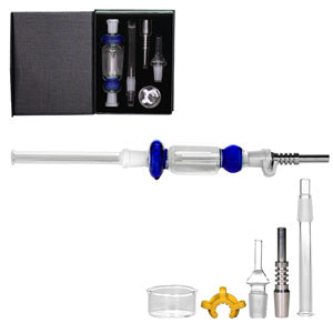 Nectar Collector Set with Titanium Tip 2207 14mm 11.5" Blue