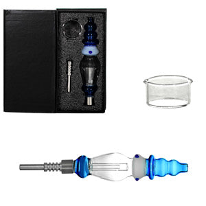 Nectar Collector Set with Titanium Tip 2245 8.5" Blue