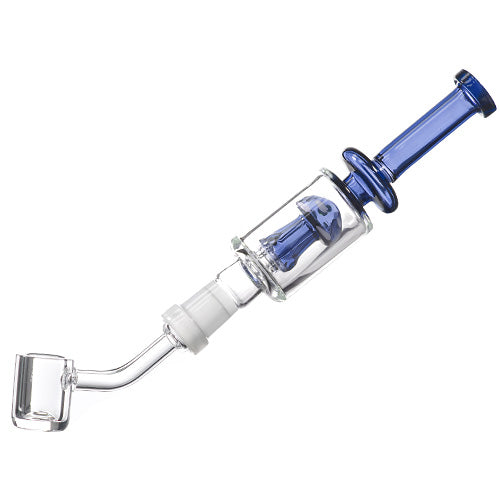 Nectar Collector Mushroom with / 4mm 5578a 14mm 8" Blue