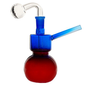 O.B. Water Pipe Globe 2136a 6.5" Blue