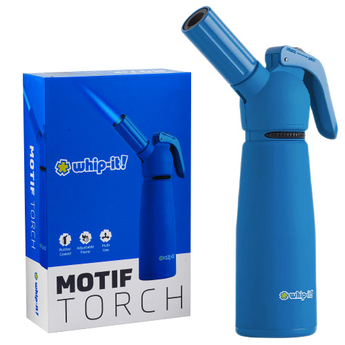 Whip-It Lighter Torch Motif 7.5" Blue