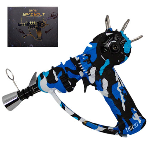 Thicket Spaceout Lighter Ray Gun Torch 7.0" x 8.0" Blue Camo
