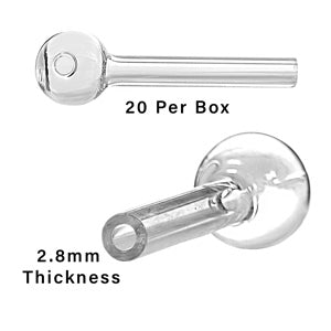 O.B. 2.8 mm Thickness - with Pack 4.0" Clear
