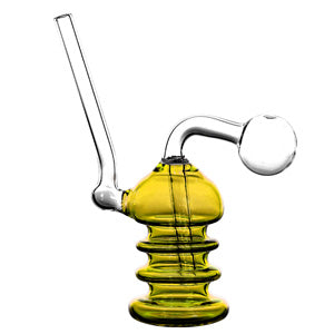 O.B. Water Pipe 3Ring 8168a 5.0" Fumed Silver