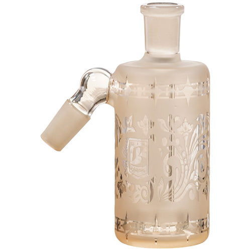 6B Glass Ash Catcher 8445 14mm 45 Degree Gold