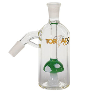 Tornado Glass Ash Catcher Mushroom 6275 5.5" Green
