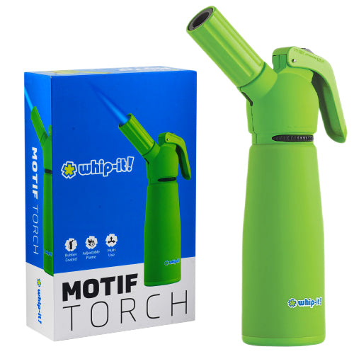 Whip-It Lighter Torch Motif 7.5" Green