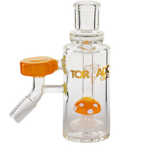Tornado Glass Ash Catcher Mushroom 6273 5" 45 Degree Orange