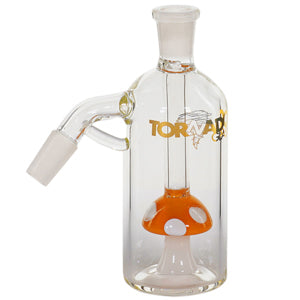 Tornado Glass Ash Catcher Mushroom 6275 5.5" Orange