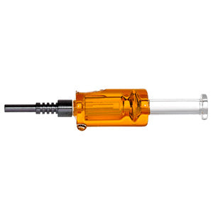 Nectar Collector Liquid Inside - with Metal Tip 2273a 7.5" Orange
