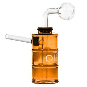O.B. Water Pipe Oil Barrel 1531a 6.0" Orange